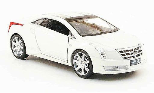 Cadillac Converj concept 1/43 Luxury Die Cast blanche 2009 miniature