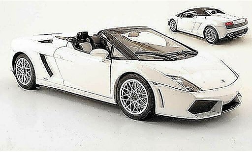 Lamborghini Gallardo LP560-4 LP560-4 1/18 Norev spyder blanche 2009 miniature