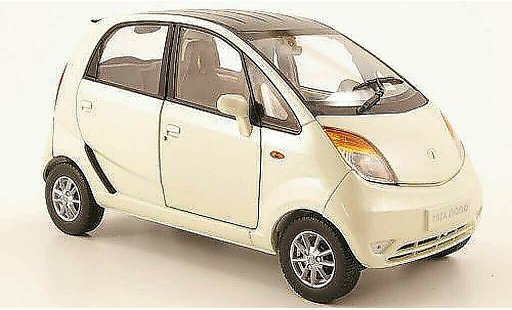 Tata Nano LX 1/18 Norev elfenbein 2009 miniature