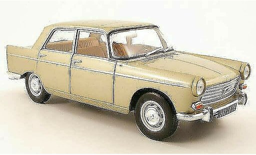 Peugeot 404 Berline 1/18 Norev beige 1965 miniature