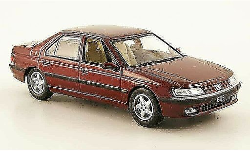 Peugeot 605 Base 1/43 Norev rouge 1998 miniature