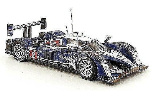 Peugeot 908 2010 1/43 Norev HDi FAP No.2 Team Sport 24h Le Mans miniature