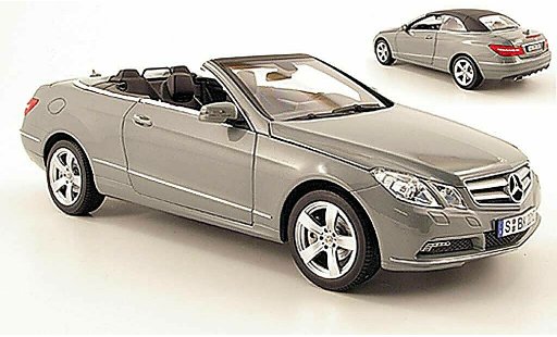 Mercedes Classe E Cabriolet 1/18 Norev e500 (a207) grise 2010 miniature