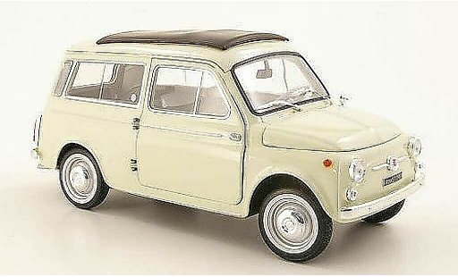 Fiat 500 Giardiniera 1/18 Norev Giardinera beige 1960 miniature