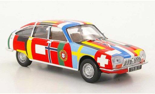 Citroen GS Berline 1/43 IXO Voiture sans Frontieres 1971 miniature