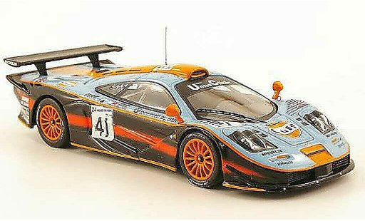 McLaren F1 GTR GTR 1/43 IXO No.41 Gulf 24h Le Mans 1997 miniature