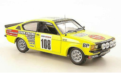 Opel Kadett C GT/E 1/43 IXO Coupe No.108 Tour de France Auto 1979 miniature
