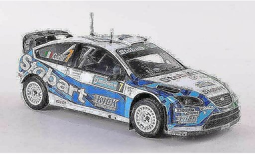 Ford Focus RS WRC 1/43 IXO 07 No.7 Stobart Rally Su&Atilde;&uml;de 2008 Galli/Bernacchini miniature