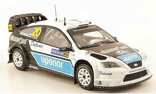 Ford Focus RS WRC 1/43 IXO No.20 Uponor Rally Finnland 2008 miniature