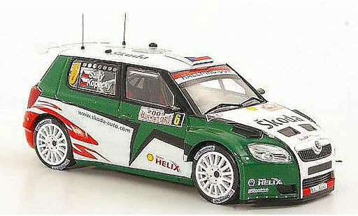 Skoda Fabia S2000 1/43 IXO No.6 J.Kopecky / P.Stary Rally Monte Carlo 2009 miniature