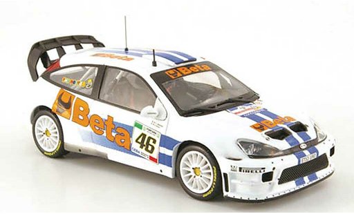 Ford Focus RS WRC 1/43 IXO 07 No.46 Beta Rally Monza 2007 miniature