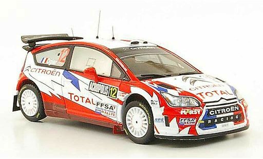 Citroen C4 WRC 2009 1/43 IXO No.12 Total Rally Griechenland miniature