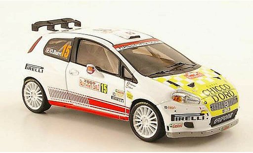 Fiat Grande Punto S2000 1/43 IXO No.15 Chicco D'Oro Rally Monte Carlo 2009 miniature