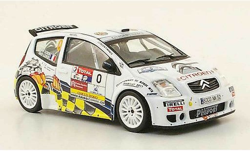 Citroen C2 S1600 1/43 IXO No.0 Rally Chablais 2009 S.Loeb miniature