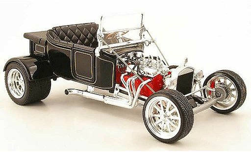 Ford Hot Rod 1923 1/18 Yat Ming t-bucket noire miniature