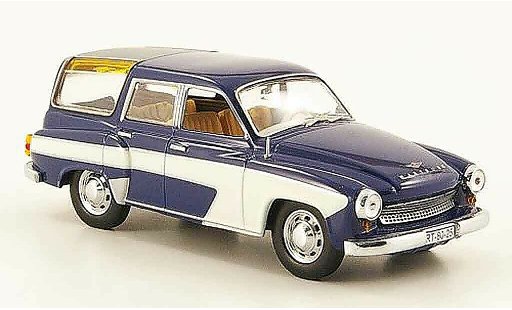 Wartburg 311 Camping 1/43 IST Models bleu blanche 1960 miniature