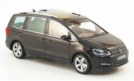 Volkswagen Sharan Base 1/43 Minichamps II grise 2010 miniature