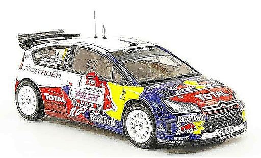 Citroen C4 WRC 2009 1/43 IXO no.1 loeb loeb rallye du var miniature