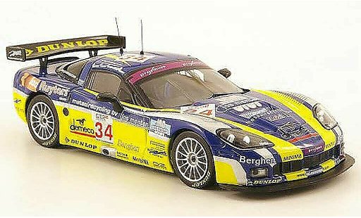 Chevrolet Corvette course 1/43 IXO C6 R No.34 FIA GT 24h Spa 2006 miniature