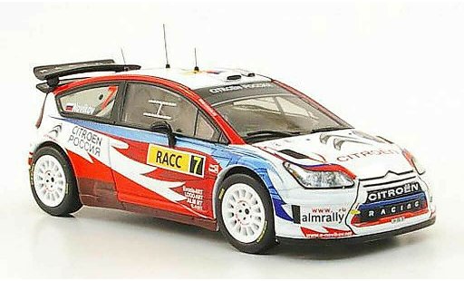 Citroen C4 WRC 2009 1/43 IXO No.7 Rally Spanien miniature