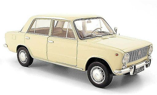 Lada 1200 Base 1/18 IST Models beige 1971 miniature