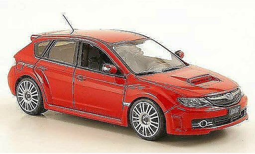 Subaru Impreza WRX 1/43 J Collection STI 2.5 rouge 2009 miniature