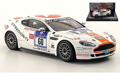 Aston Martin V8 Vantage GT4 gt4 1/43 Minichamps No.60 Team Bratke Motorsport 24h Nurburgring 2010 miniature