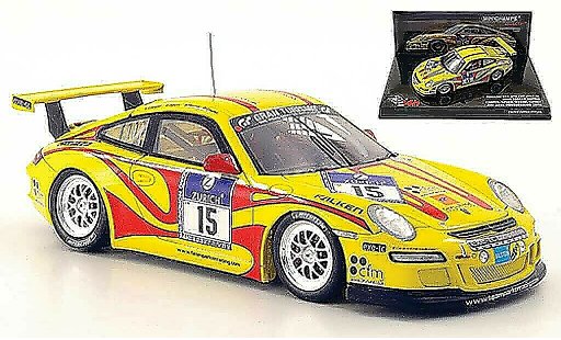 Porsche 911 GT3 CUP 1/43 Minichamps 2010 (II) No.15 Parker Racing 24h Nurburgring miniature