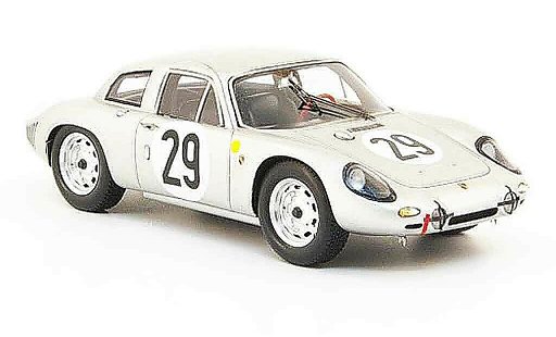 Porsche 2000 GS Base 1/43 Spark Carrera No.29 24h Le Mans 1963 miniature