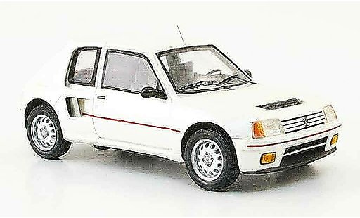 Peugeot 205 Turbo 16 1/43 Spark blanche 1984 T16 miniature