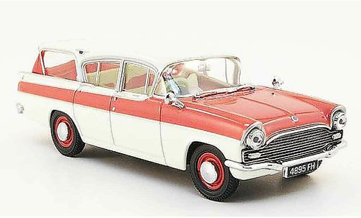 Opel Cresta Base 1/43 Oxford Friary Estate rose blanche miniature