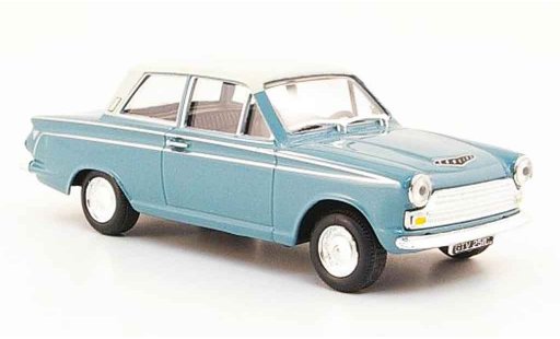 Ford Cortina MK1 1/43 Cararama MKI bleu blanche miniature