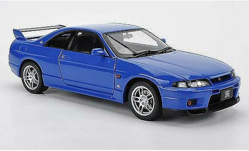 Nissan Skyline R33 1/18 Autoart GT-R V-Spec LM limit&Atilde;&copy;e bleu 1997 miniature