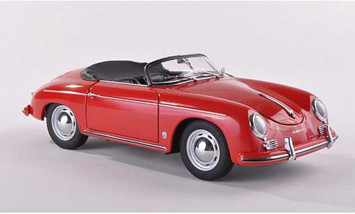 Porsche 356 1955 1/43 Autoart Speedster rouge Version europeenne miniature