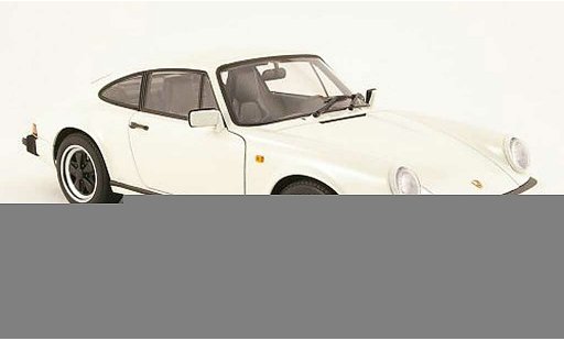 Porsche 911 3,2 1/18 Autoart 32 carrera blanche 1988 miniature