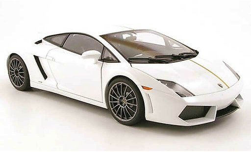 Lamborghini Gallardo LP550-2 1/18 Autoart balboni blanche 2009 miniature