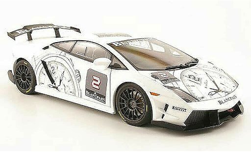 Lamborghini Gallardo LP560-4 LP560-4 1/18 Autoart super trofeo no.2 blancpain blanche 2009 miniature
