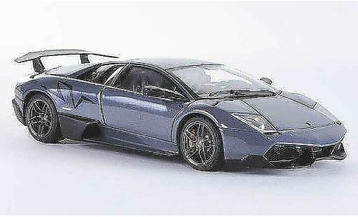 Lamborghini Murcielago LP670 1/43 Autoart 4 SV grise/carbon 2009 miniature