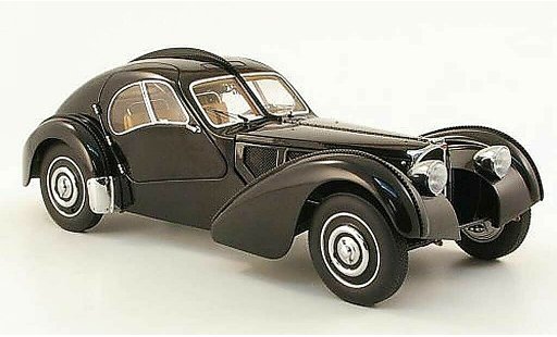 Bugatti 57 Atlantic 1/18 Autoart SC noire 1938 miniature