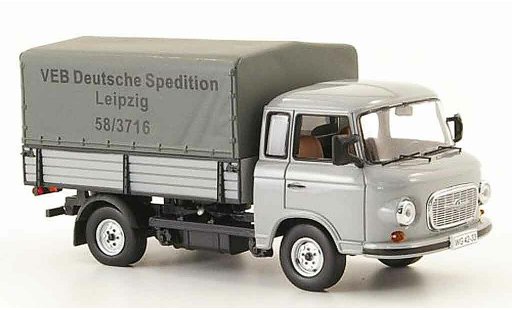 Barkas B 1000 plateau 1/43 IST Models VEB Deutsche Spedition Leipzig miniature