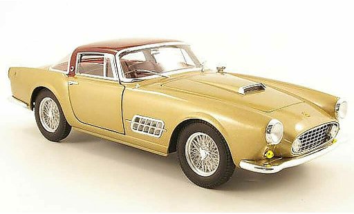 Ferrari 410 Coupe 1/18 Hot Wheels Elite superamerica or/rouge 1956 miniature