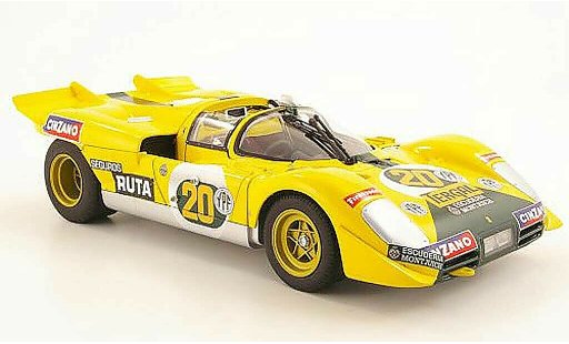 Ferrari 512 S 1/18 Hot Wheels no.20 escuderia montjuich 1000km buenos aires 1971 juncadella / pairetti miniature