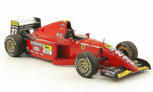 Ferrari 412 course 1/43 Hot Wheels Elite T2 No.27 J.Alesi GP Europa (Elite) 1995 miniature