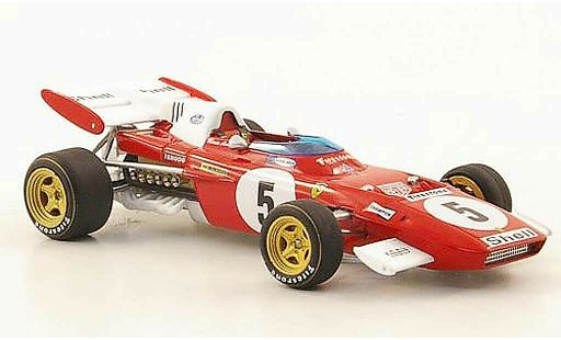 Ferrari 312 B 1/43 Hot Wheels Elite No.5 M.Andretti GAllemagne (Elite) 1971 miniature