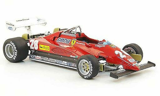 Ferrari 126 C2 1/43 Hot Wheels Elite No.28 M.Andretti GP Italien (Elite) miniature
