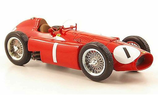 Ferrari D50 course 1/43 Hot Wheels Elite No.1 J.M.Fangio GP England (Elite) 1956 miniature