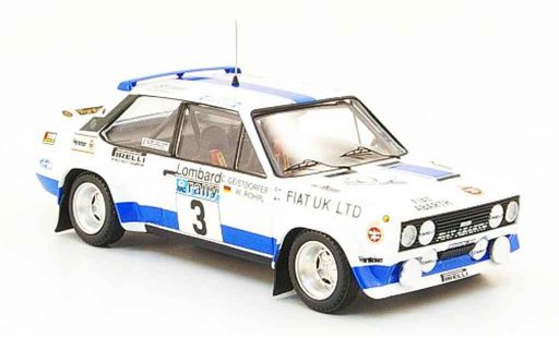 Fiat 131 Abarth 1/43 Trofeu No.3 RAC Rally 1979 miniature