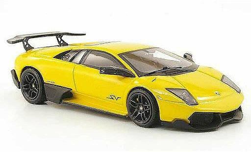 Lamborghini Murcielago LP670 1/43 Hot Wheels Elite SV jaune (Elite) miniature