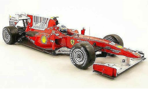 Ferrari F1 F2010 1/18 Hot Wheels f10 no.8 santander gp bahrain 2010 miniature