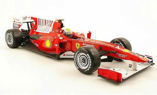 Ferrari F1 F2010 1/18 Hot Wheels f10 no.7 santander gp bahrain 2010 miniature